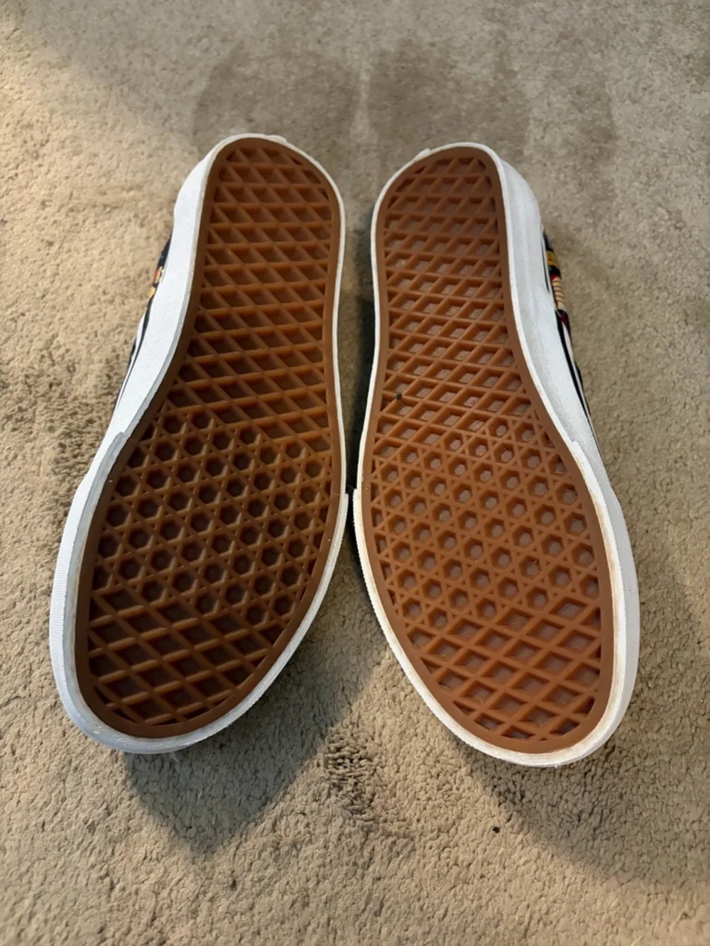 Vans x The Simpsons Christmas Slip-On Sneakers | Holiday Print | Size 7.5 Women - Picture 7 of 7